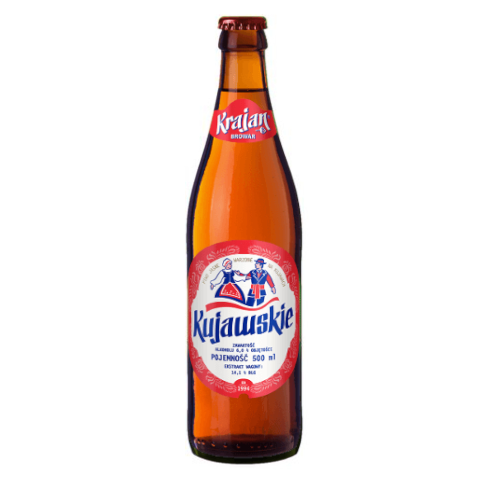 Piwo Kujawskie Jasne 6% 500 ml