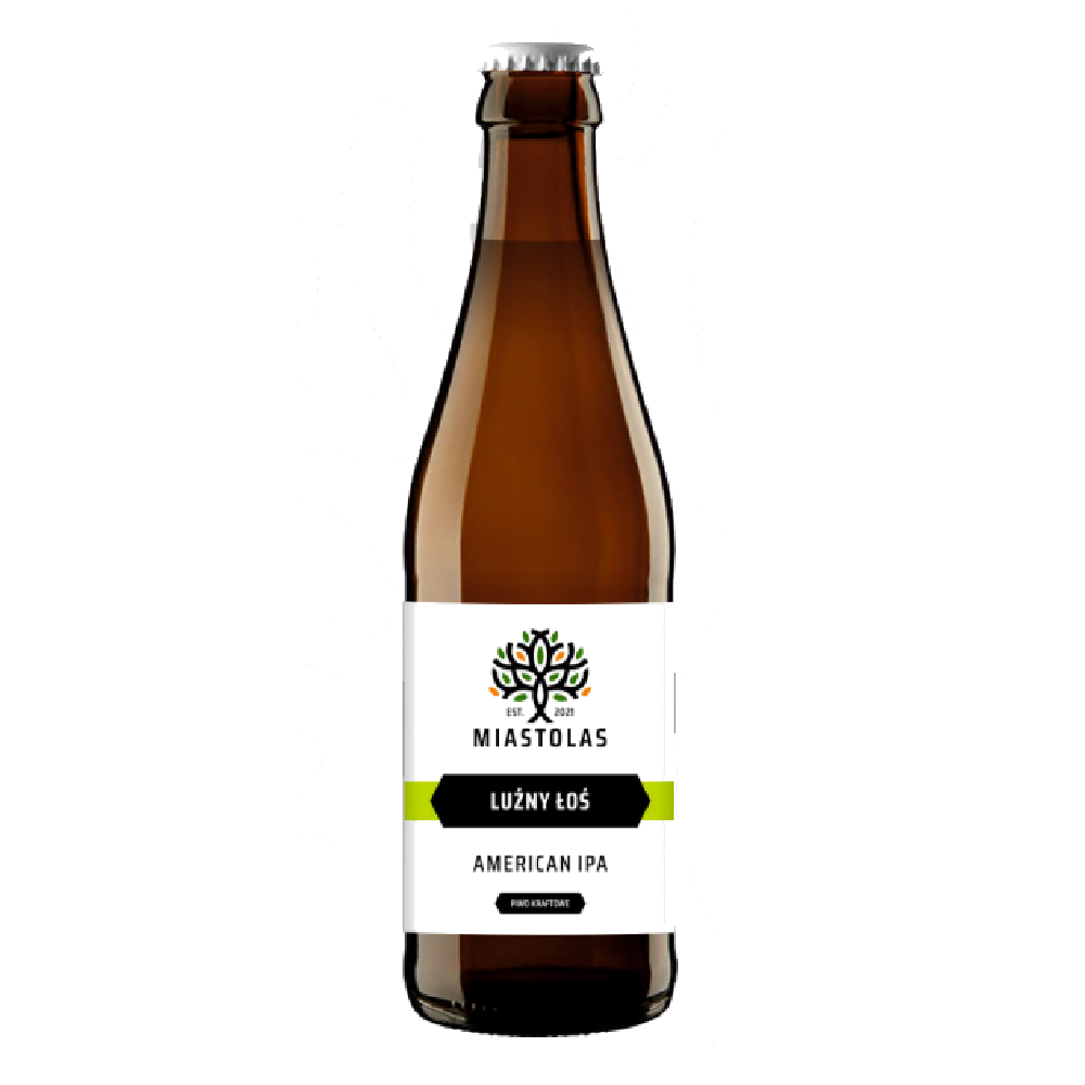 Piwo Miastolas Luźny Łoś American IPA 6,4% 500 ml