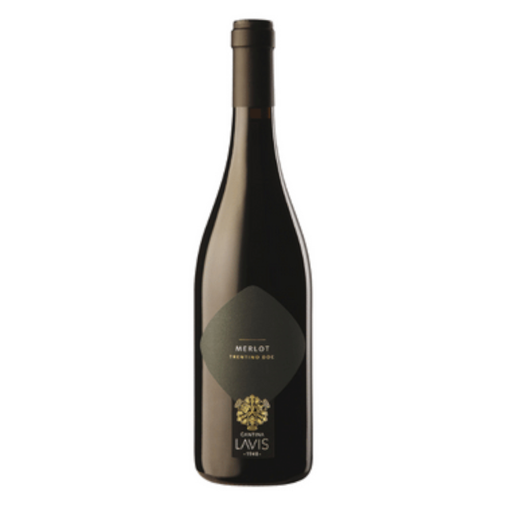 Wino Lavis Merlot 13,5% czerwone wytrawne 750 ml