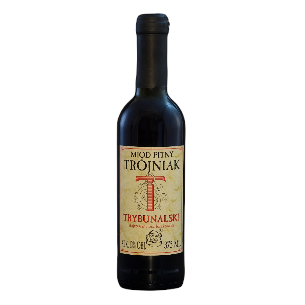 Miód pitny trójniak "Trybunalski"  13% 375 ml butelka szklana
