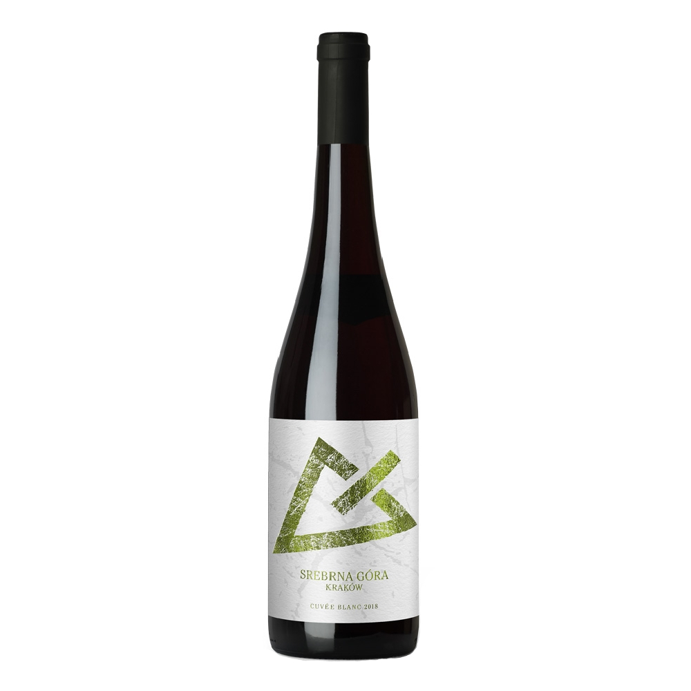 Wino Srebrna Góra Cuvee Blanc 12,5% białe półwytrawne 750 ml