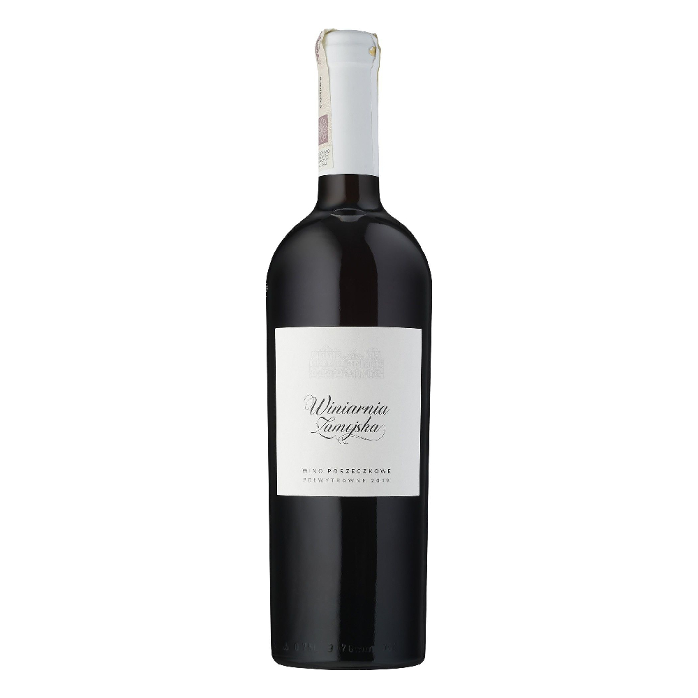 Wino Winiarnia Zamojska Czerwona Porzeczka 9% czerwone półwytrawne 750 ml
