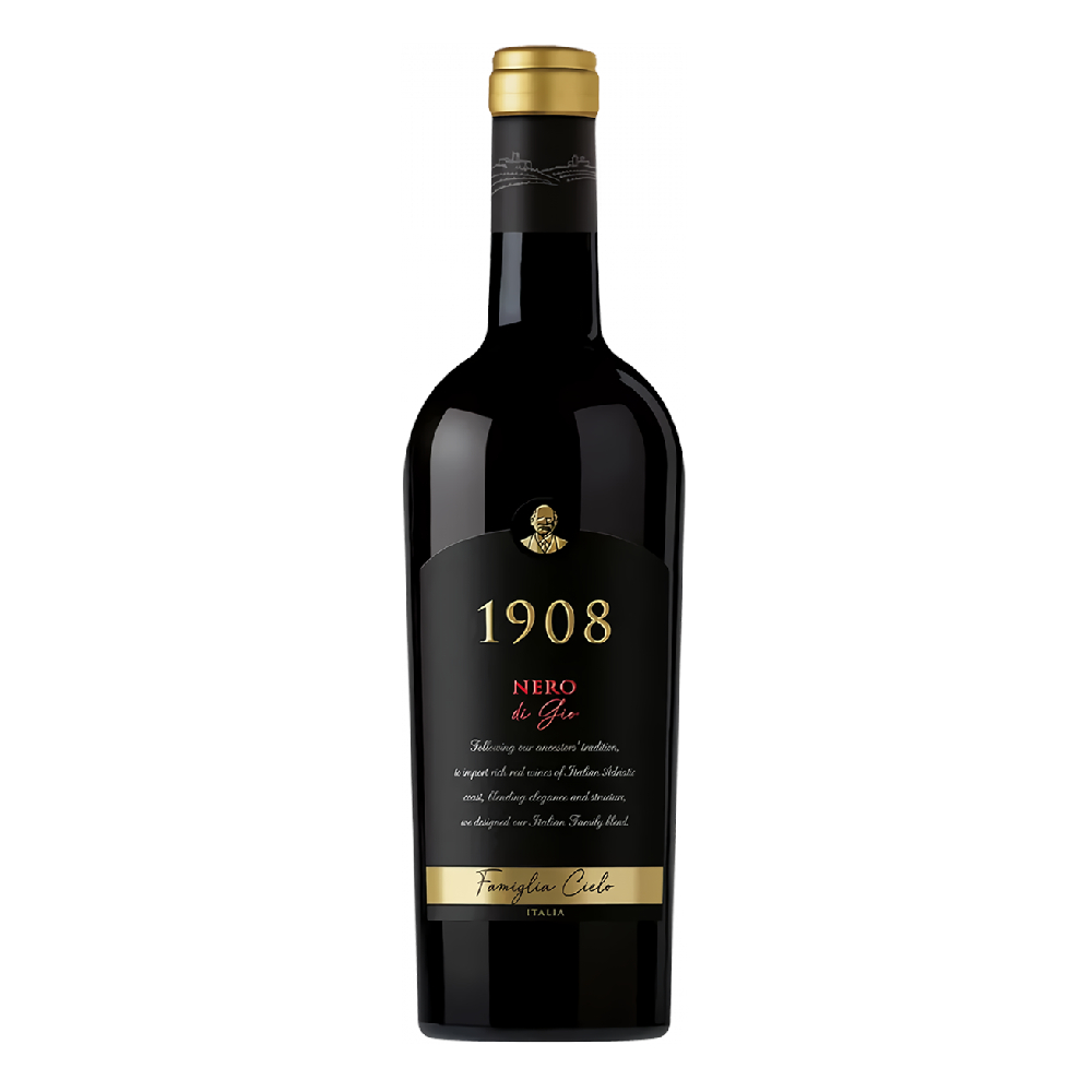 Wino 1908 Nero di Gio 14,5% czerwone wytrawne 750 ml