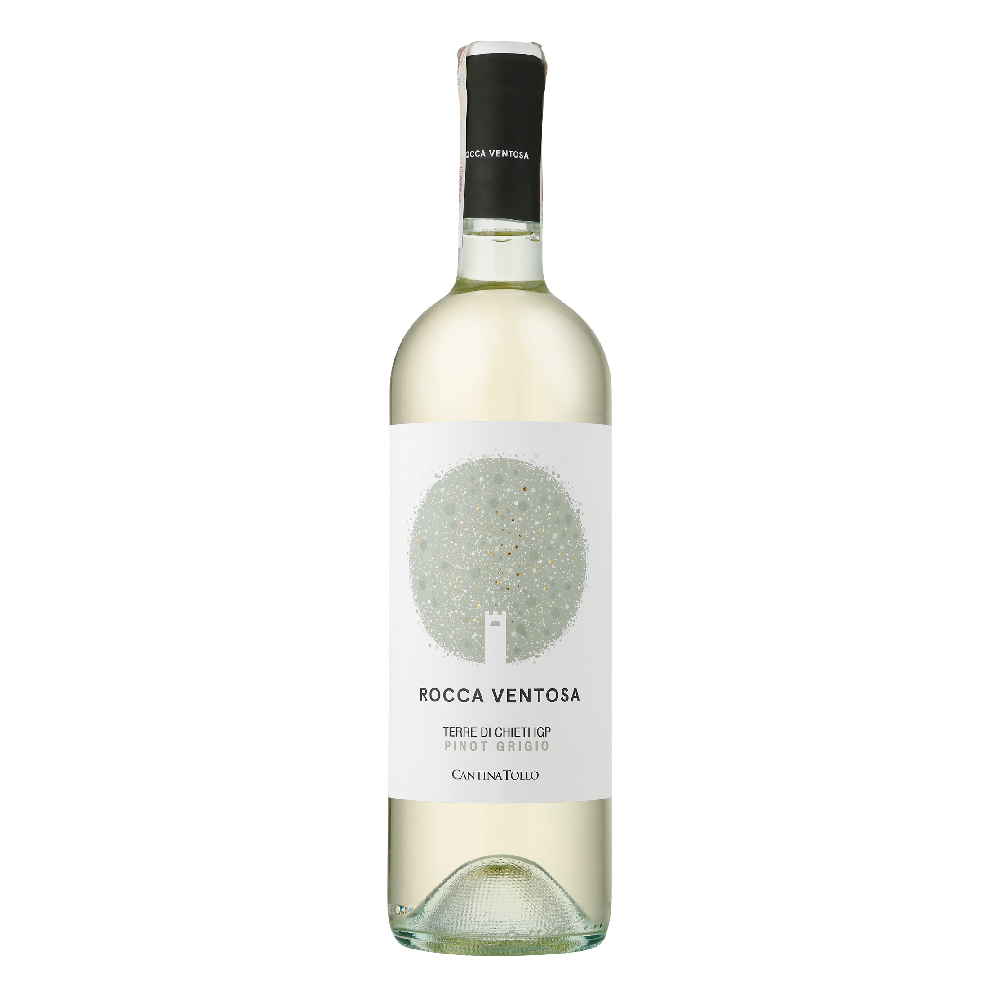 Wino Rocca Ventosa Pinot Grigio 12,5% białe wytrawne 750 ml