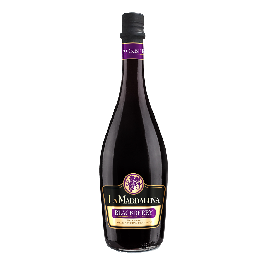 Wino La Maddalena Blackberry 10% czerwone słodkie 750 ml