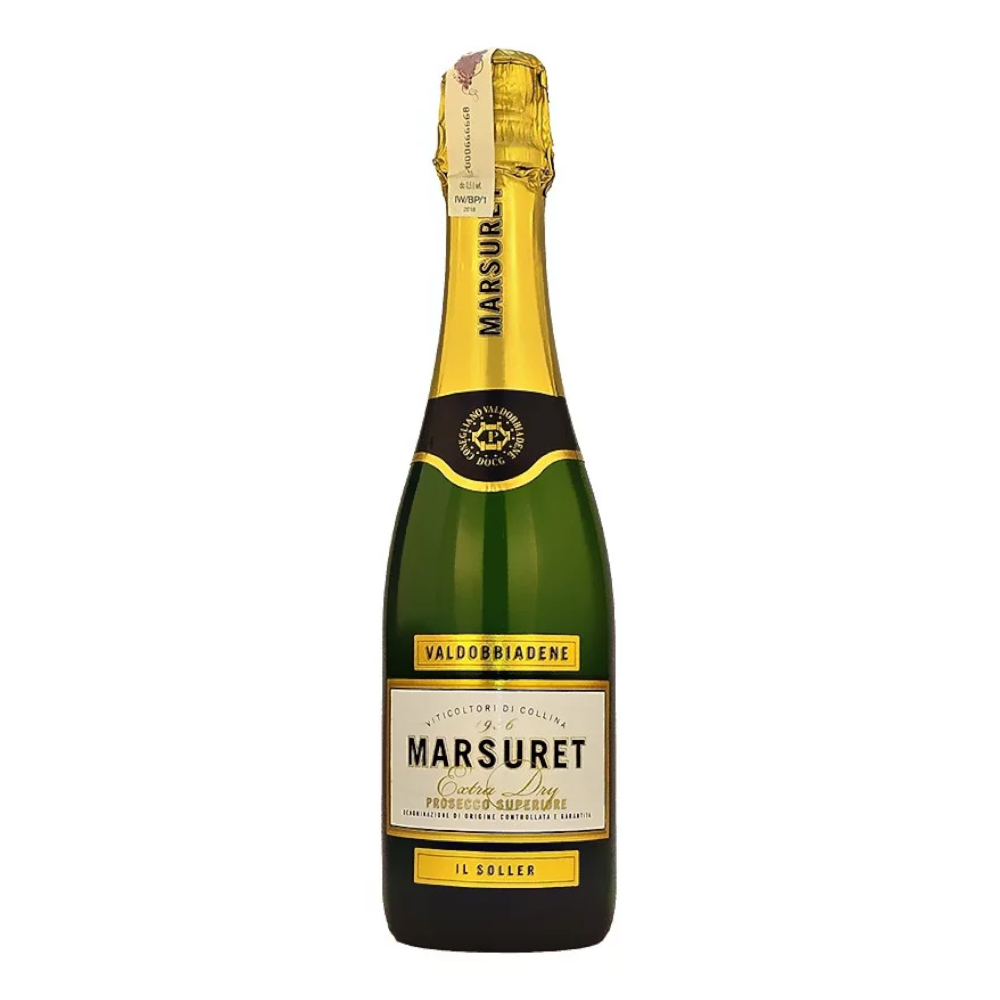Wino Marsuret – Prosecco D.O.C.G. Il Soler Valdobbiadene 11% białe półwytrawne 375 ml