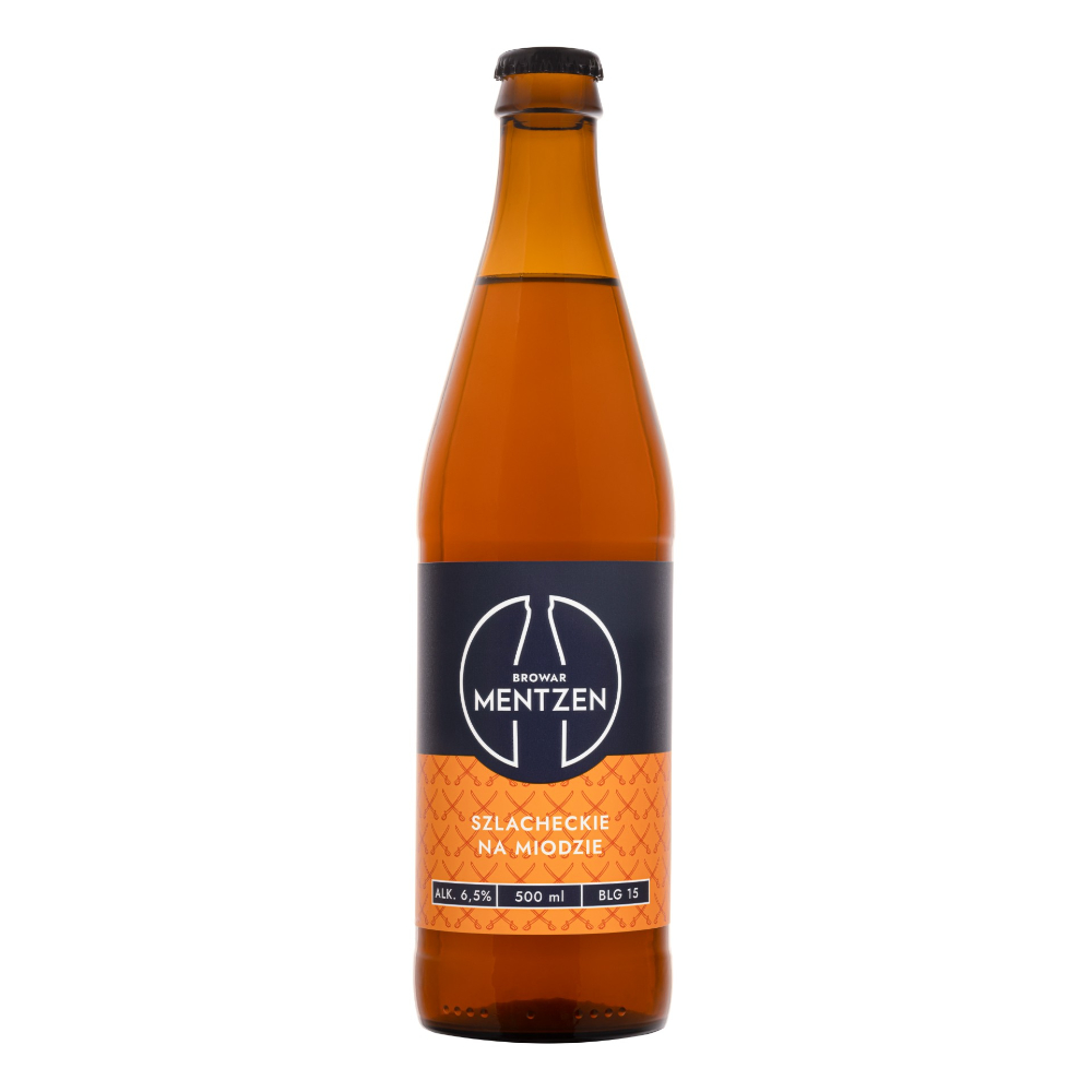 Piwo Browar Mentzen Szlacheckie na miodzie 6,5% 500 ml