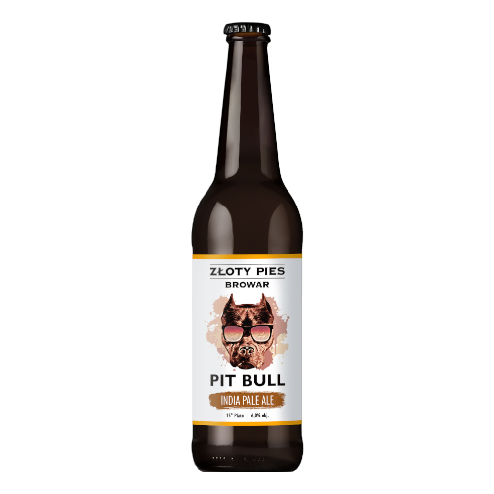 Piwo Złoty Pies Pit Bull - IPA 6,0% 500 ml