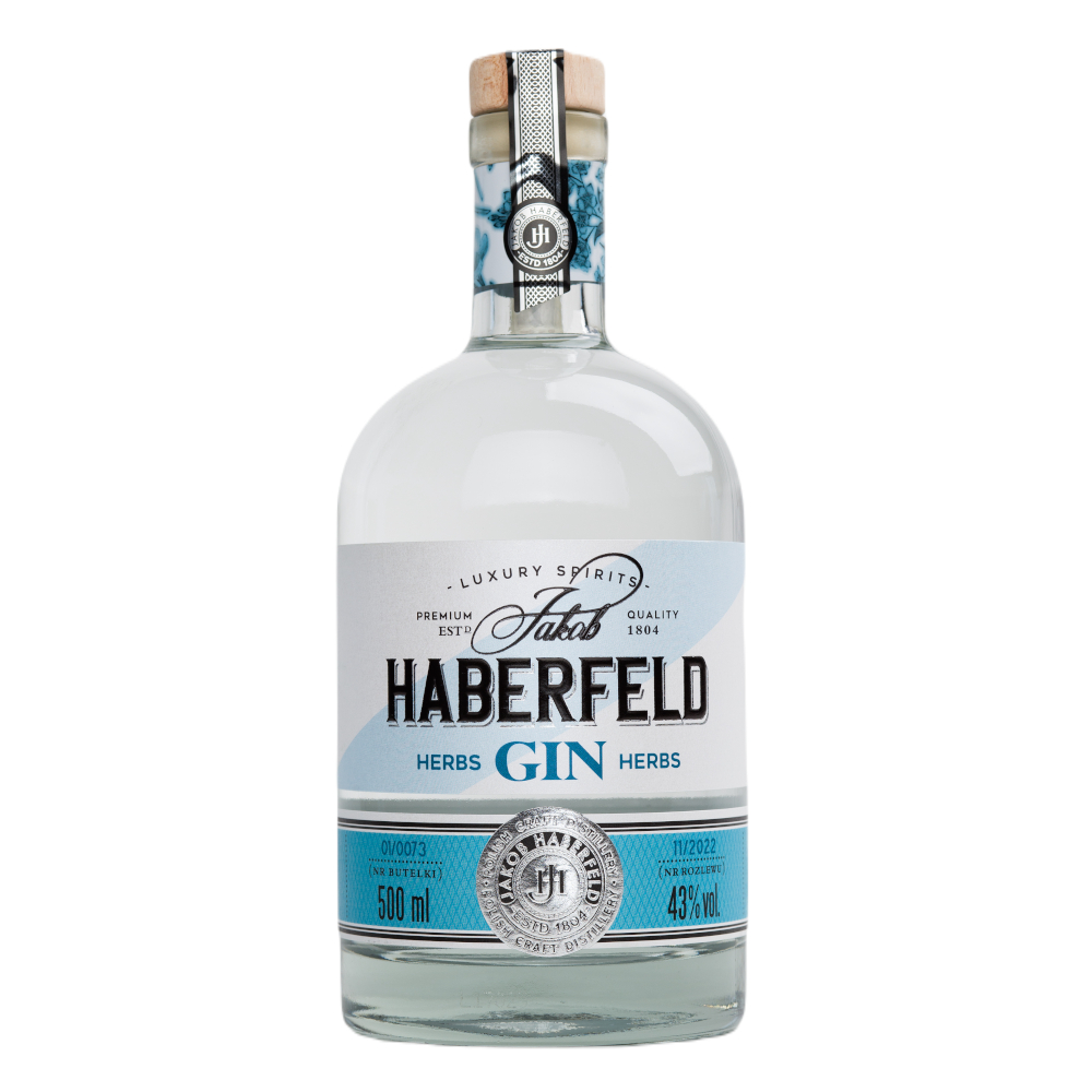 Gin Jakob Haberfeld LIMIT HERBS GIN 43% 500 ml