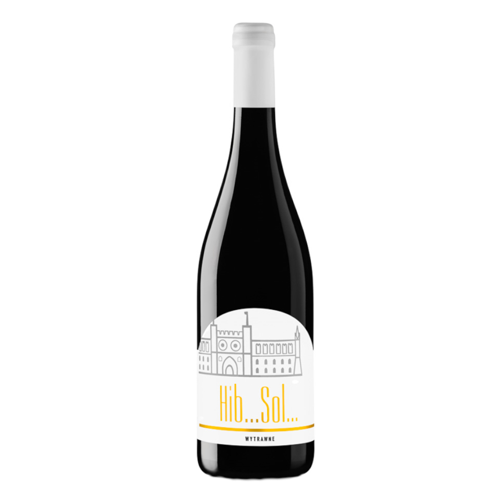 Wino  Hib...Sol... Winnica Lubelska 13% białe wytrawne 750 ml