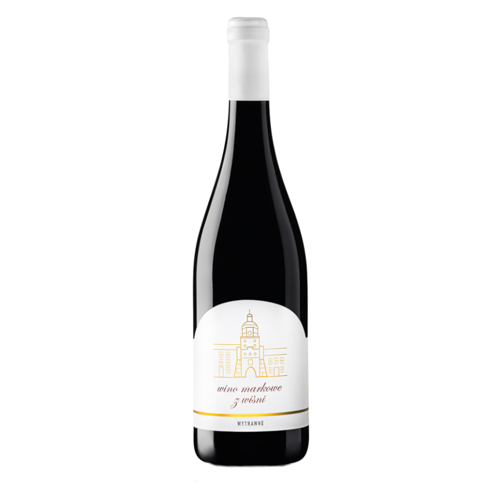 Wino  Markowe z Wiśni Winnica Lubelska 12% czerwone wytrawne 750 ml
