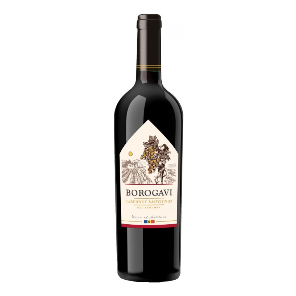 Wino Borogavi Cabernet Sauvignon 13,5% czerwone półwytrawne 750 ml