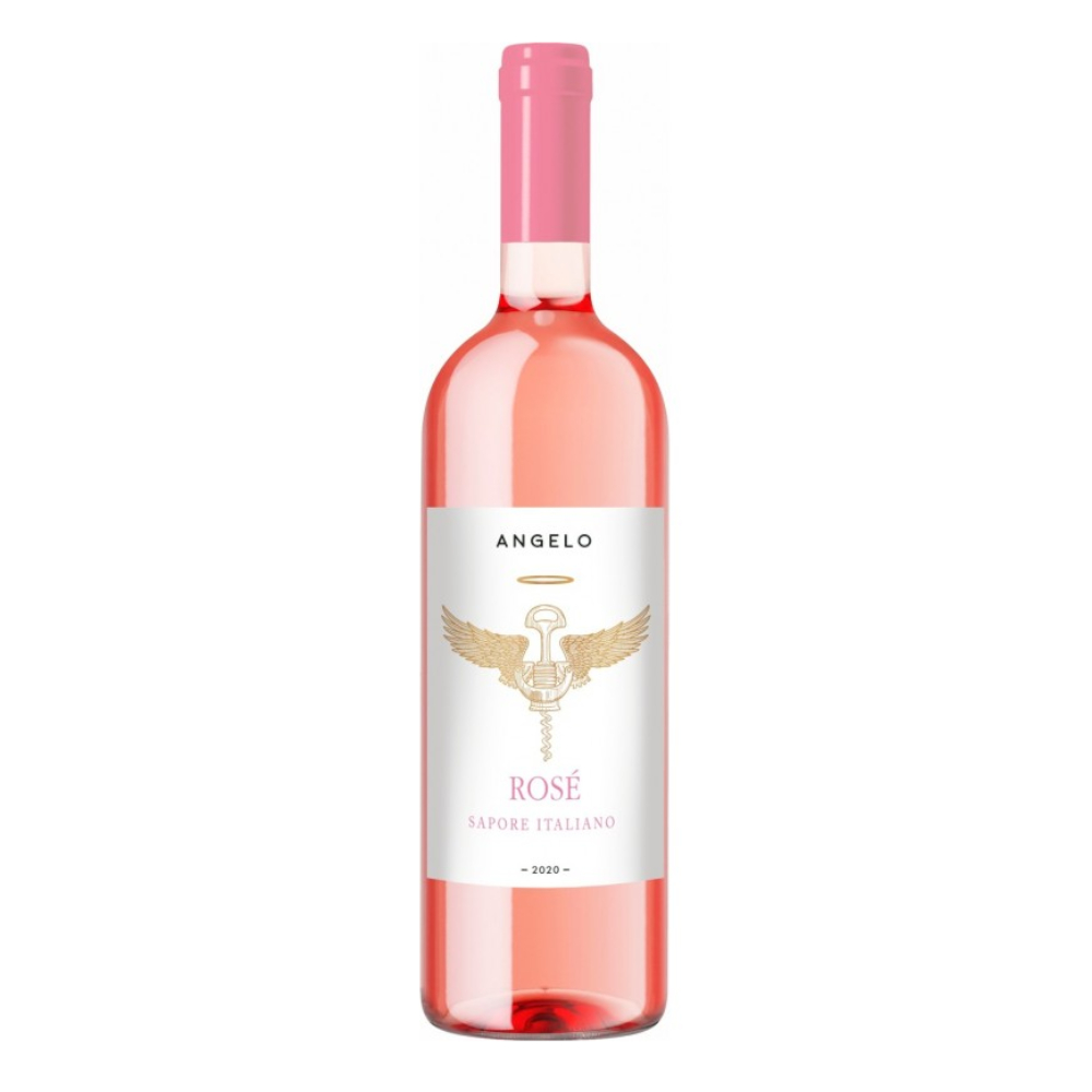 Wino Angelo Rose 10% różowe półwytrawne 750 ml