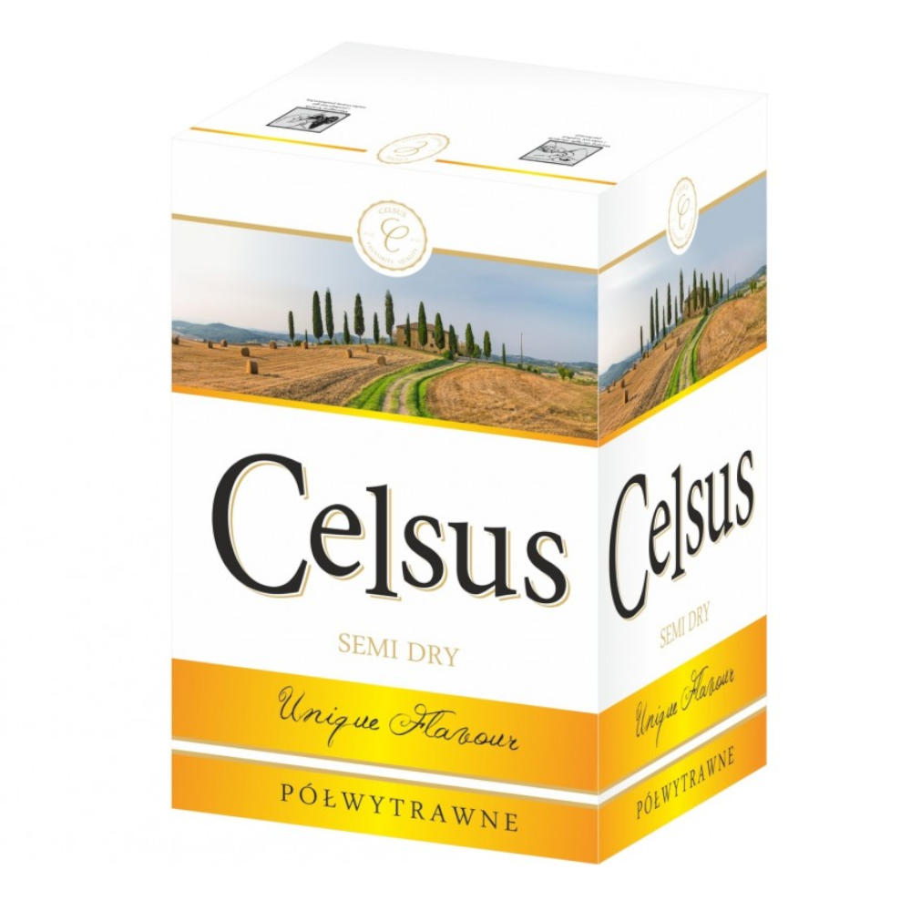 Wino Celsus 11% białe półwytrawne 5000 ml
