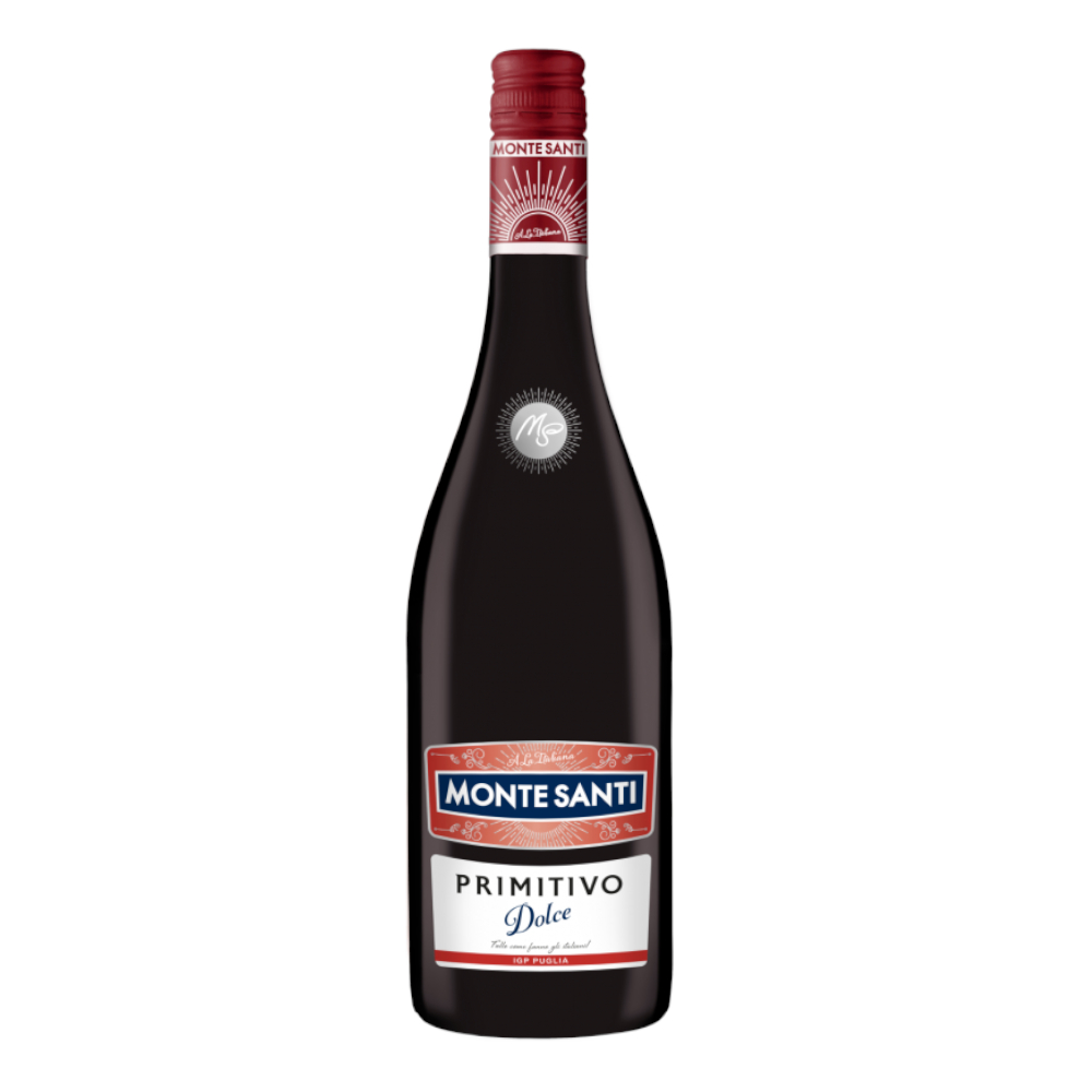 Wino Monte Santi Primitivo 12,5% czerwone słodkie 750 ml