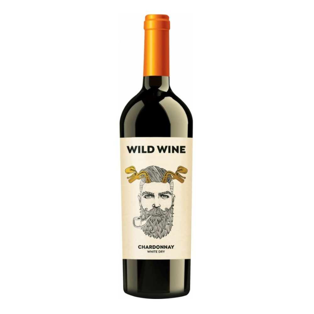 Wino Wild Wine Chardonnay 12% białe wytrawne 750 ml