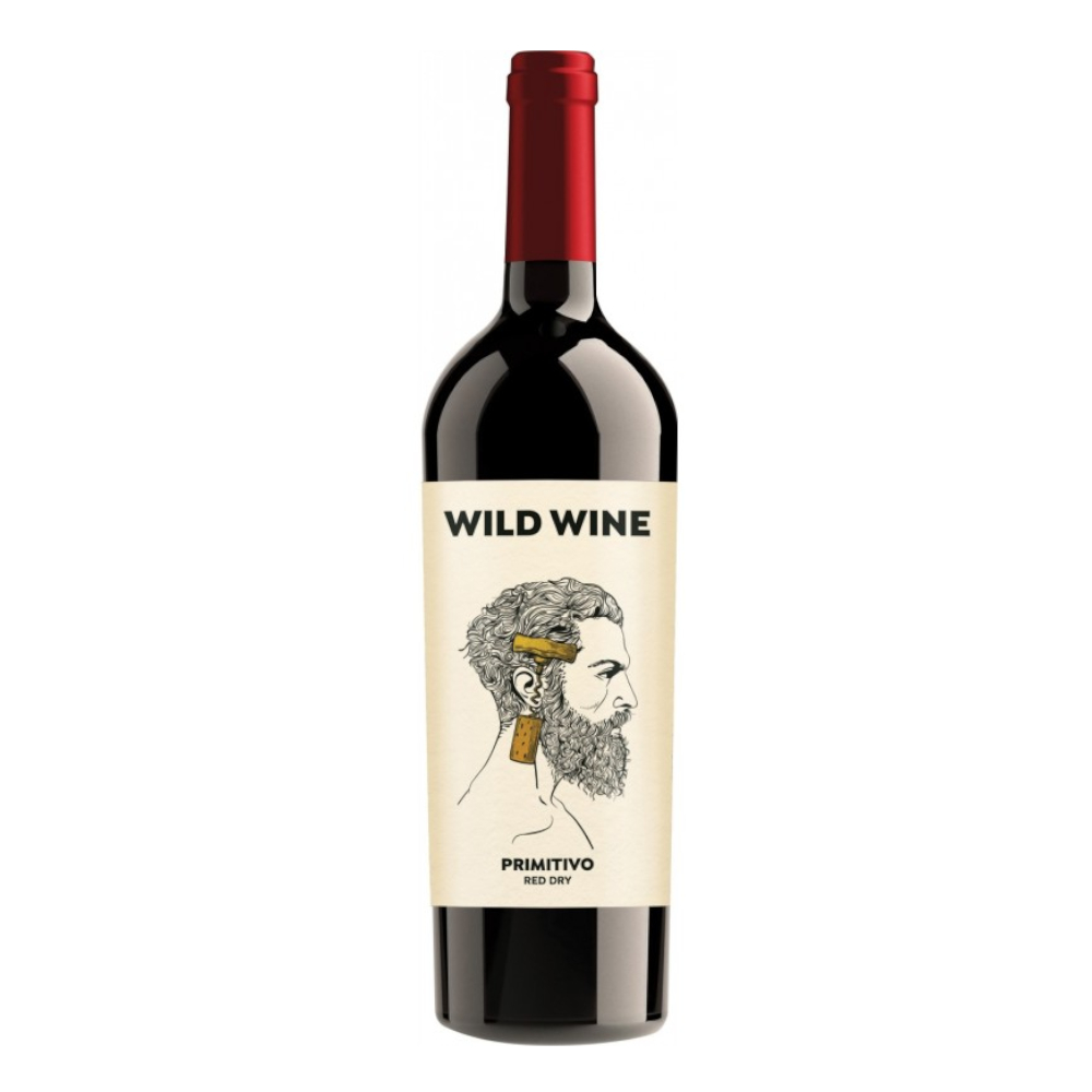 Wino Wild Wine Primitivo 14% czerwone wytrawne 750 ml