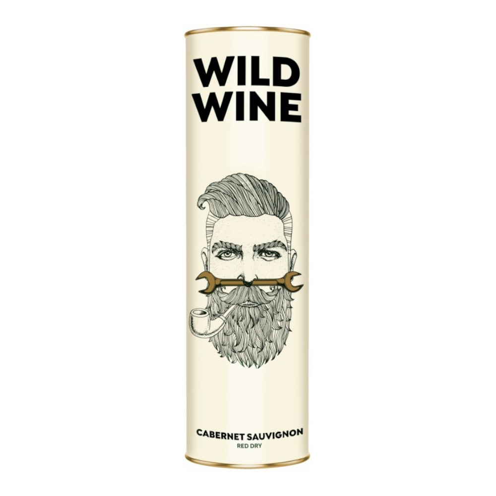 Wino Wild Wine Cabernet Sauvignon 13,5% czerwone wytrawne 750 ml Tuba