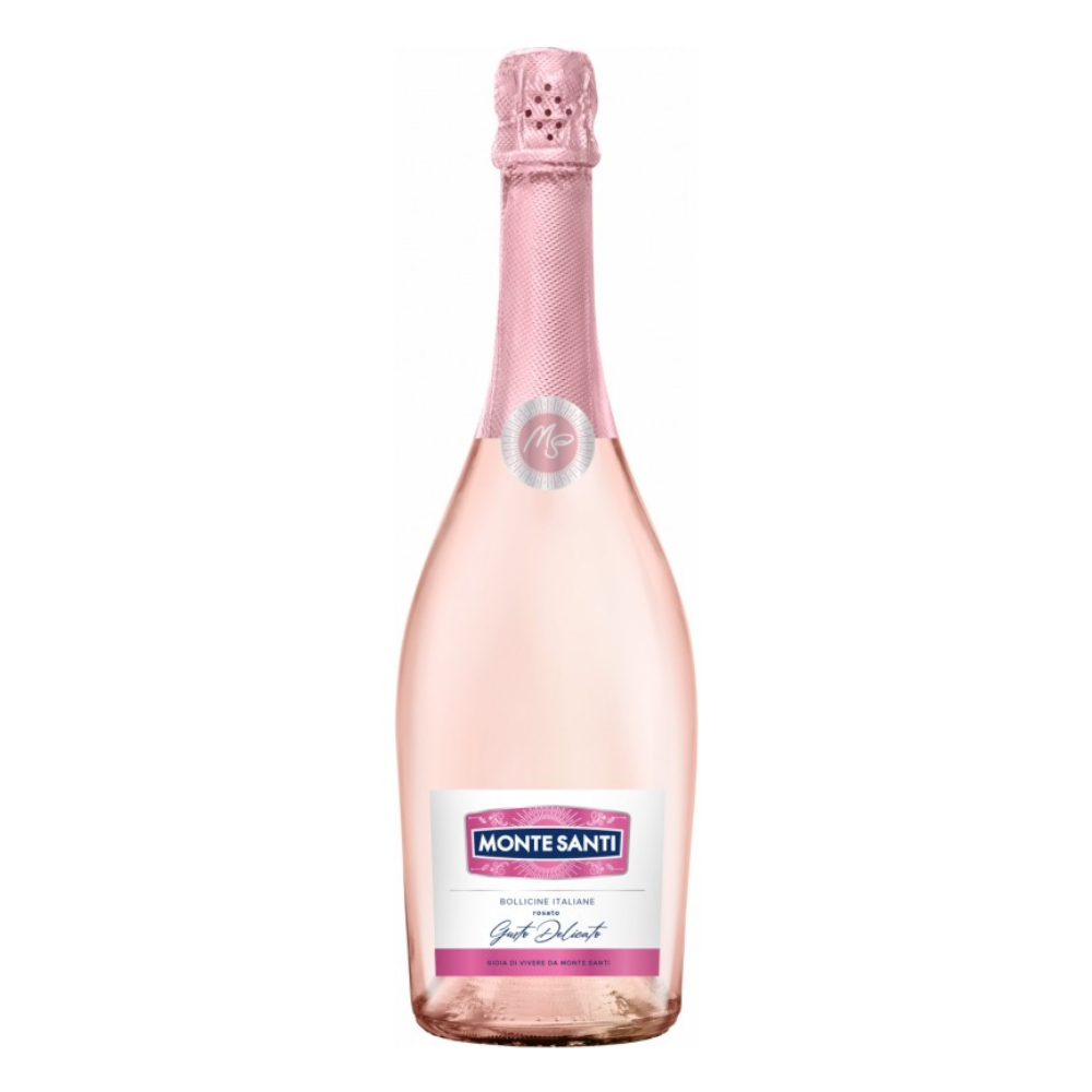 Wino Monte Santi Bollicine Rosato 10% różowe półwytrawne 750 ml