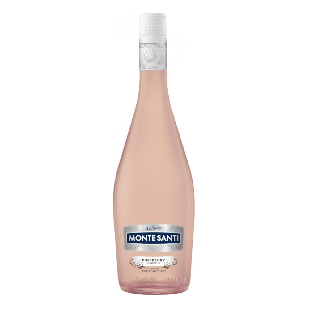 Wino Monte Santi Fruttisecco Pineberry 10% różowe słodkie 750 ml