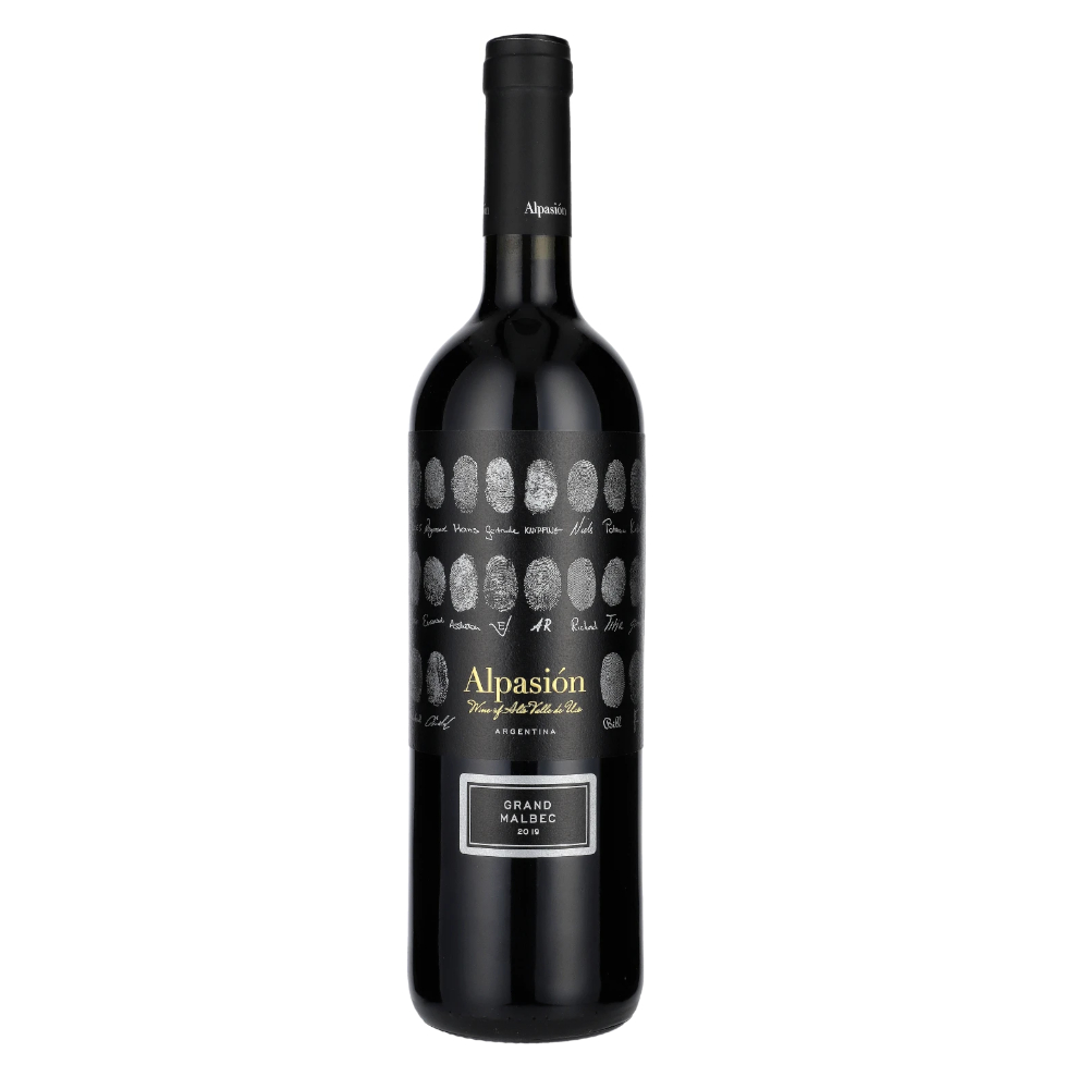 Wino Alpasion Grand malbec 2019 15% czerwone wytrawne 750 ml