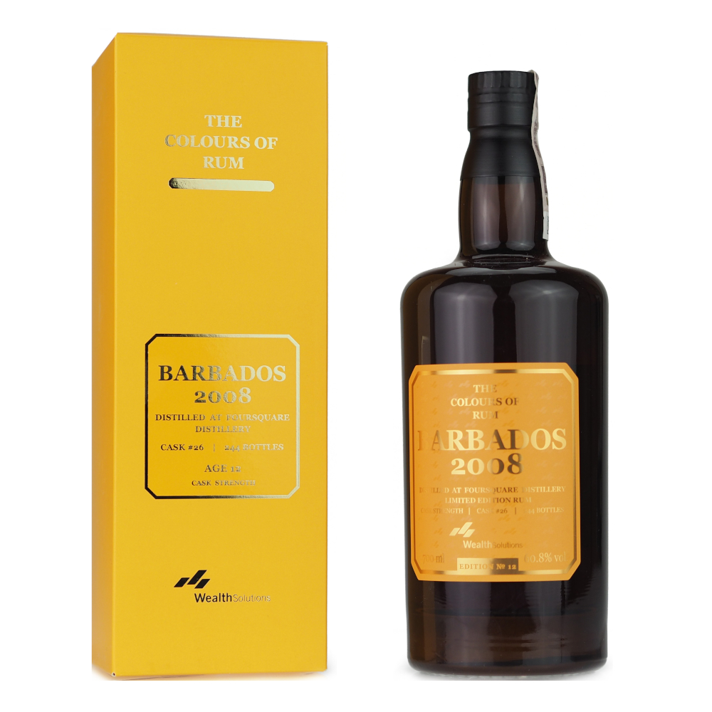 Rum Foursquare 2008, 12 years Barbados edition No. 12 60,8% 700 ml kartonik