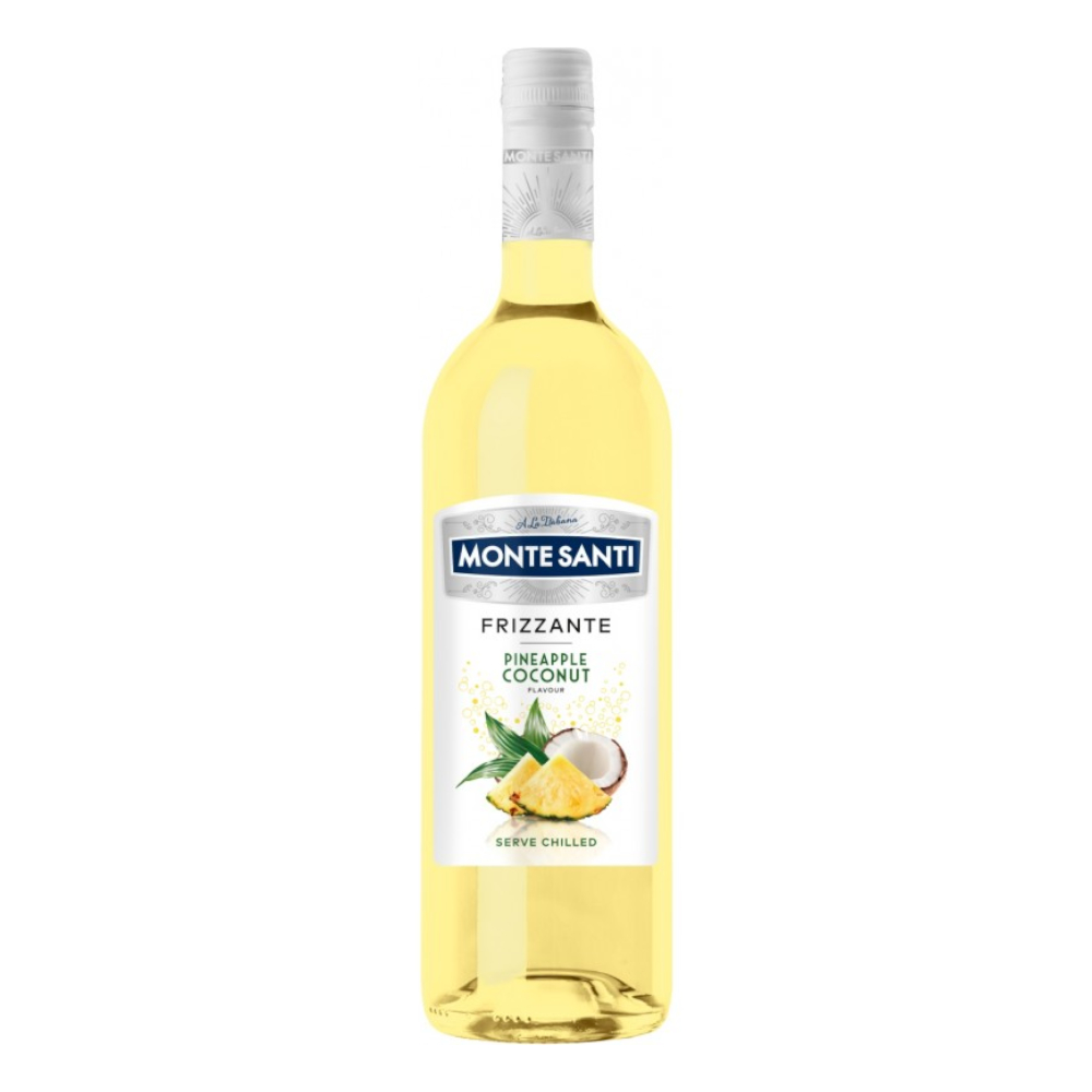 Wino Monte Santi Frizzante Pineapple Coconut 10% białe półsłodkie 750 ml