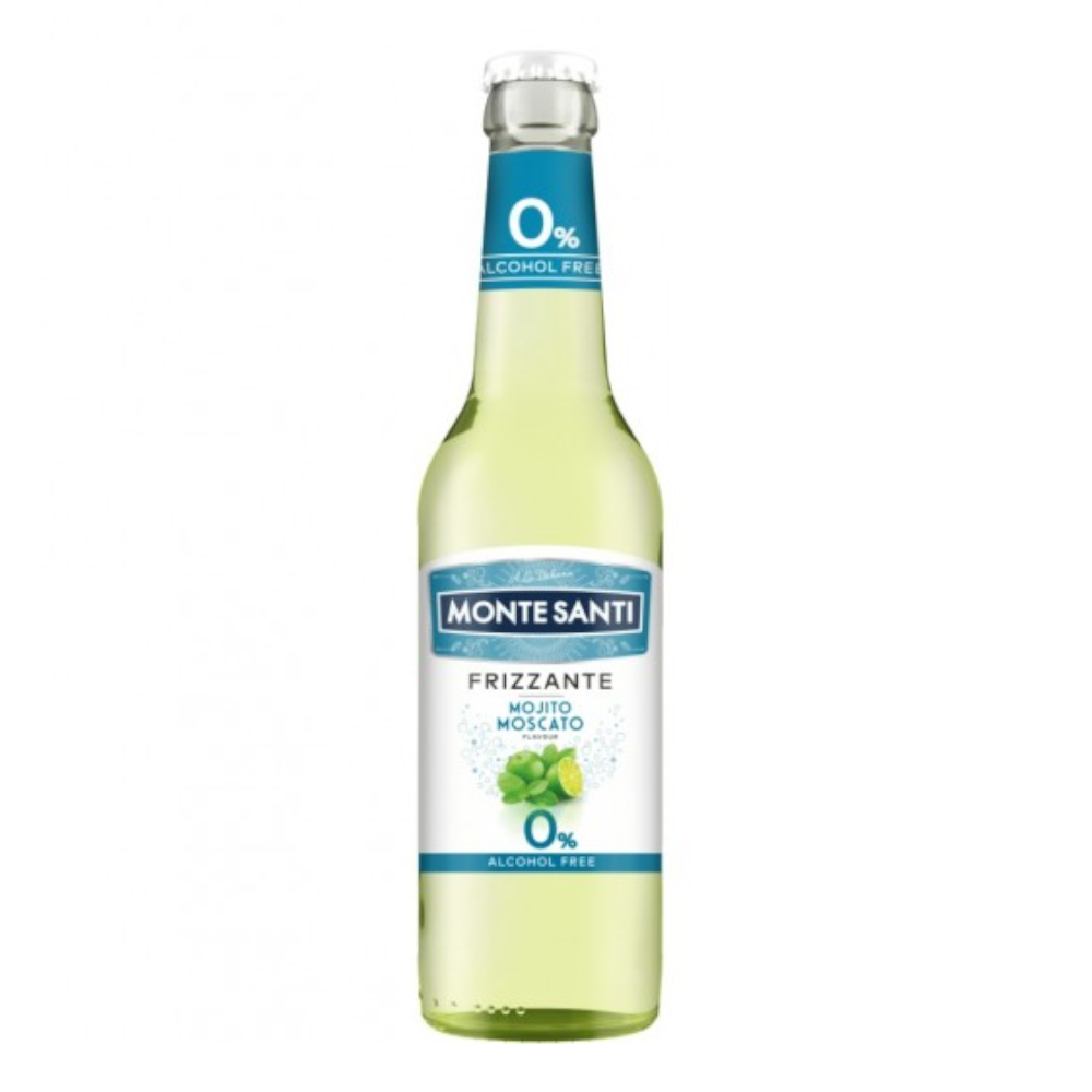 Wino Monte Santi Frizzante Mojito Moscato 0% białe półsłodkie 330 ml