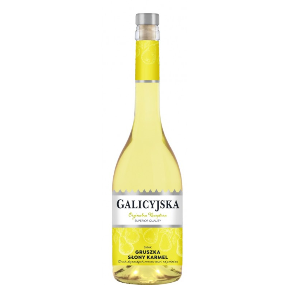 Likier Galicyjska gruszka słony karmel 14% 500 ml