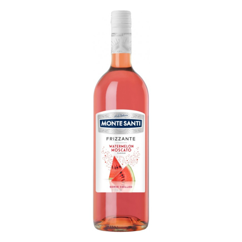 Wino Monte Santi Frizzante Watermelon Moscato 0% różowe półsłodkie 750 ml