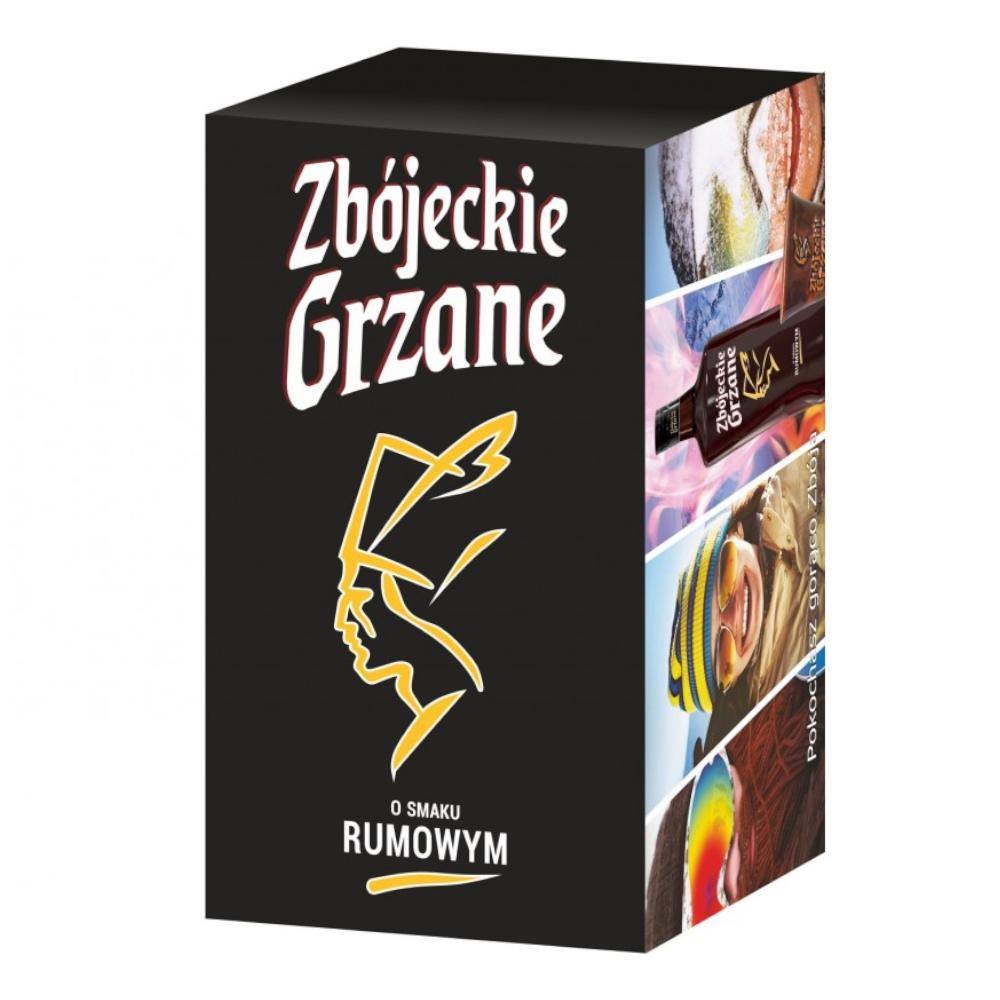 Wino Zbójeckie Grzane Rumowe 10% czerwone słodkie 5000 ml Box