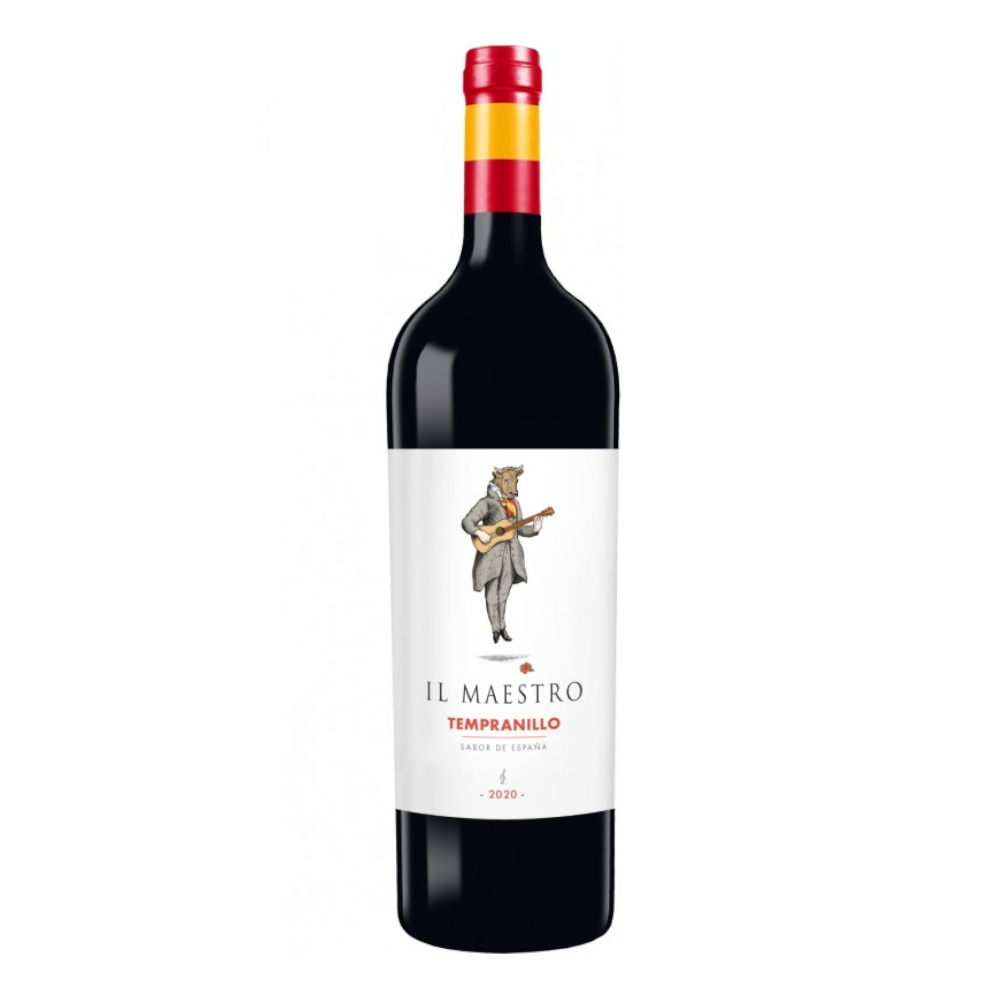 Wino Il Maestro Tempranillo 13,5% czerwone półwytrawne 1000 ml