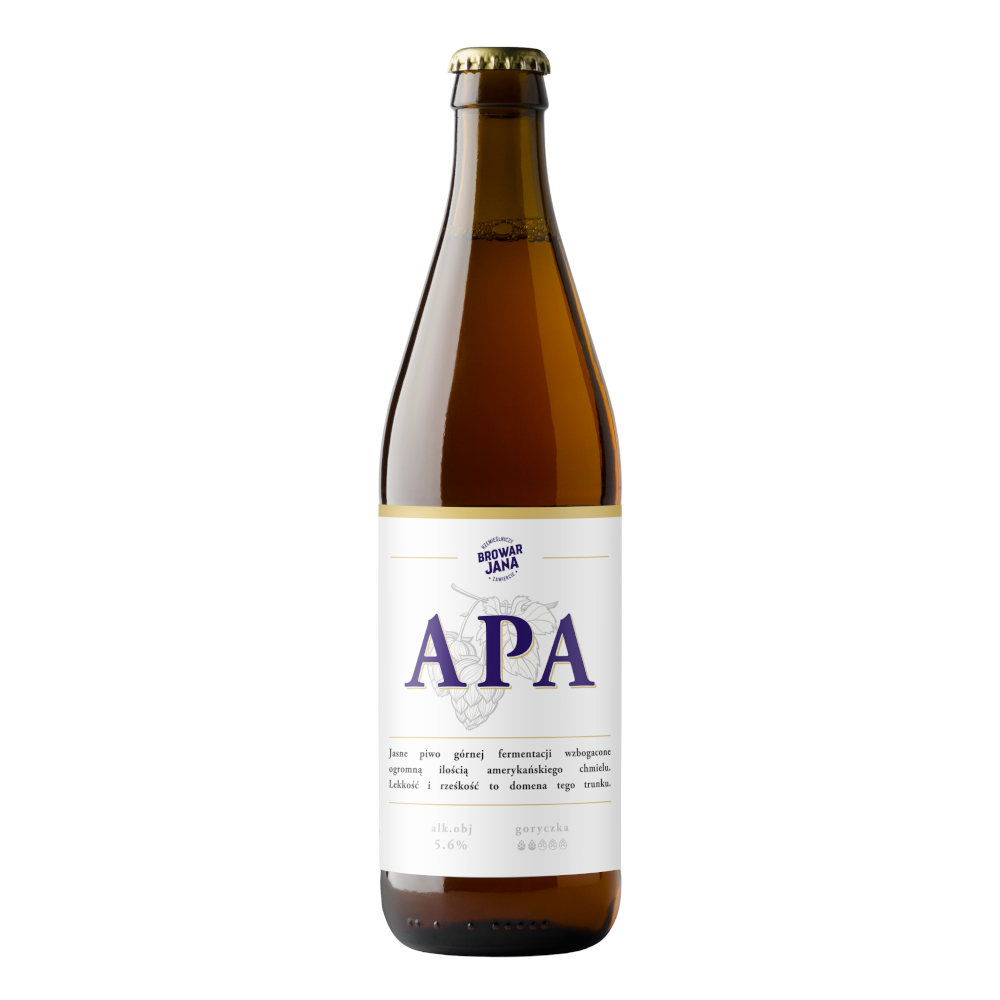 Piwo Browar Jana APA 5,6% 500 ml