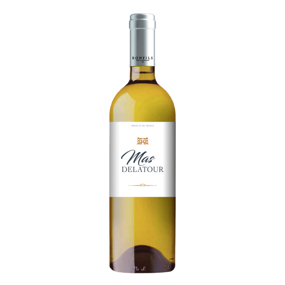 Wino Mas Delatour 12,5% białe wytrawne 750 ml