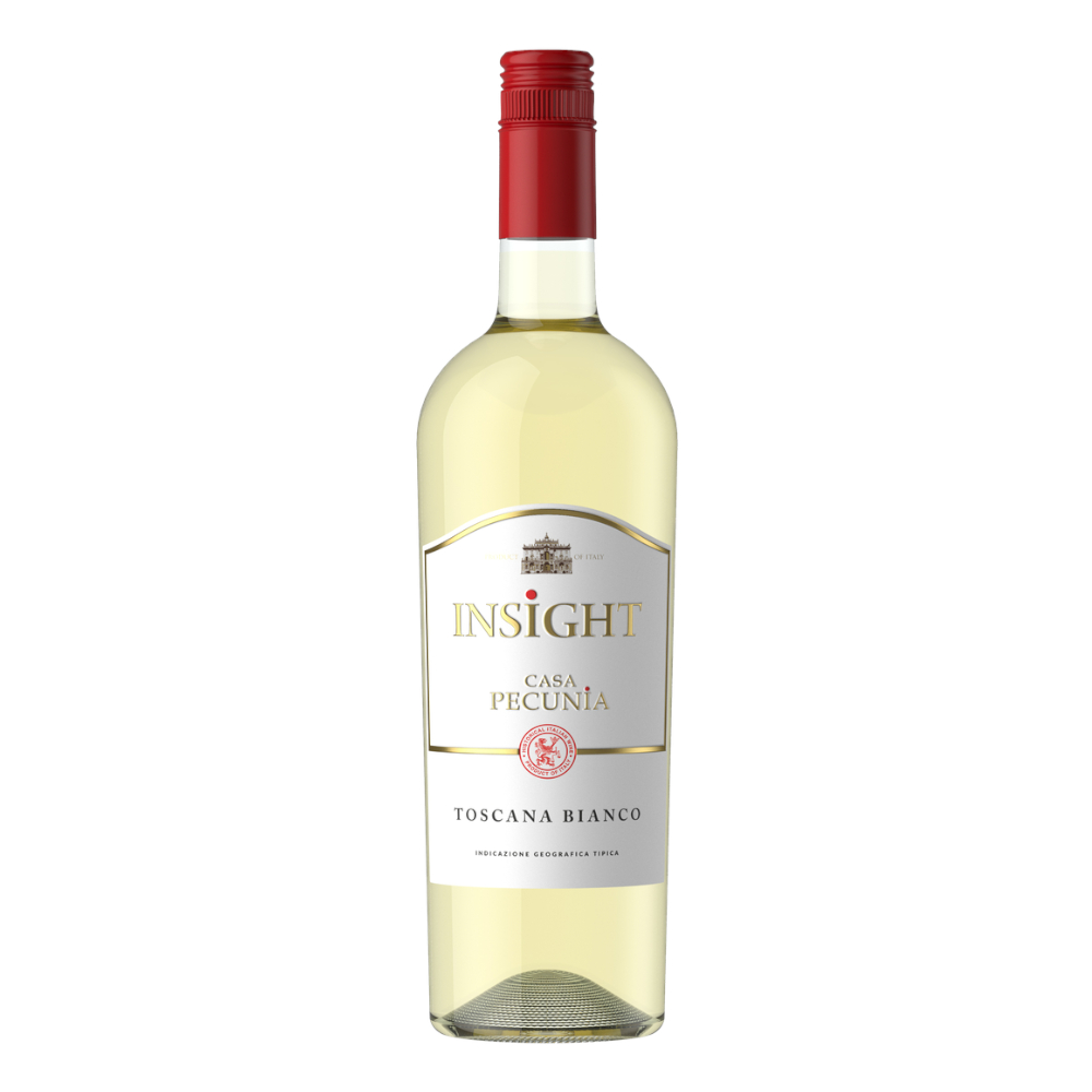 Wino Casa Pecunia Insight Biancoi Toscana IGT 12% białe wytrawne 750 ml