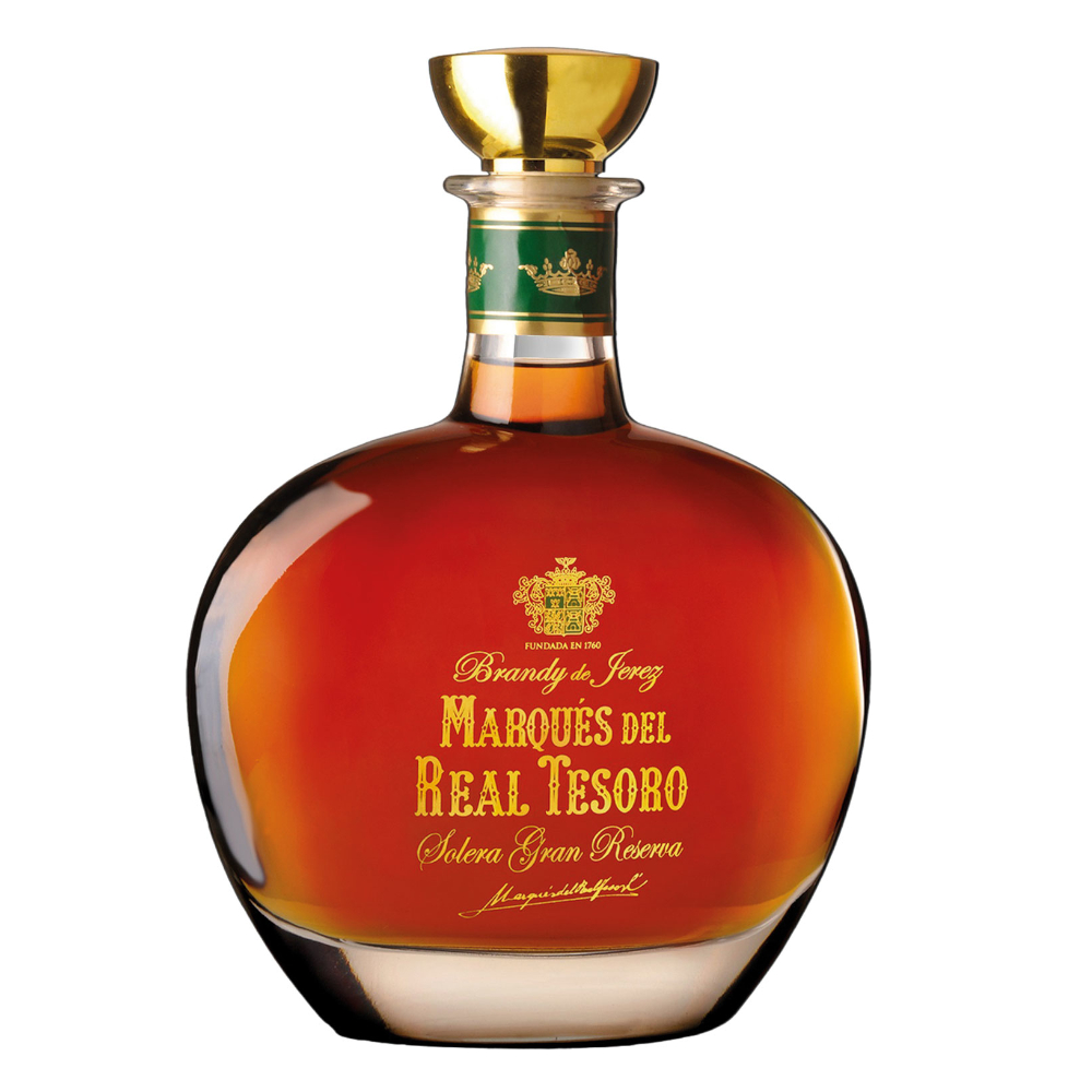 Brandy Marques del Real Tesoro Solera Gran Reserva 38% 700 ml