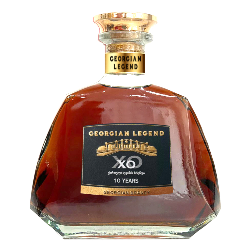 Brandy Georgian Legend 10 Years Płaska butla 40% 500 ml