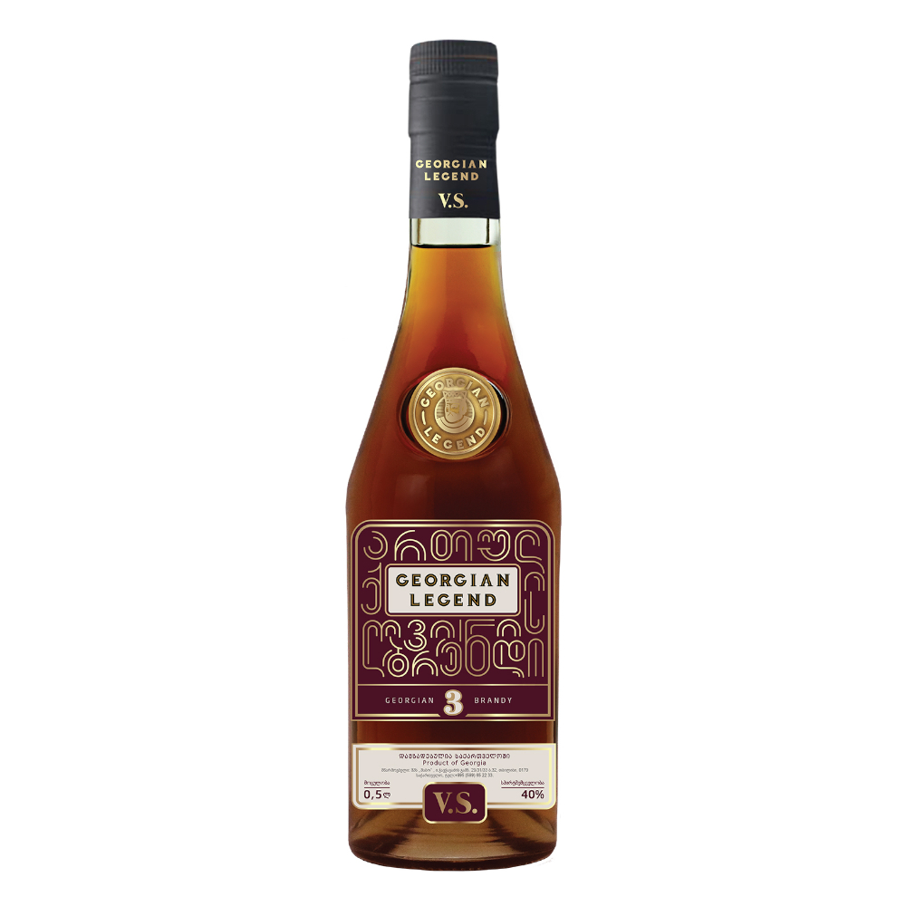 Brandy Georgian Legend VS 3 Years 40% 500 ml