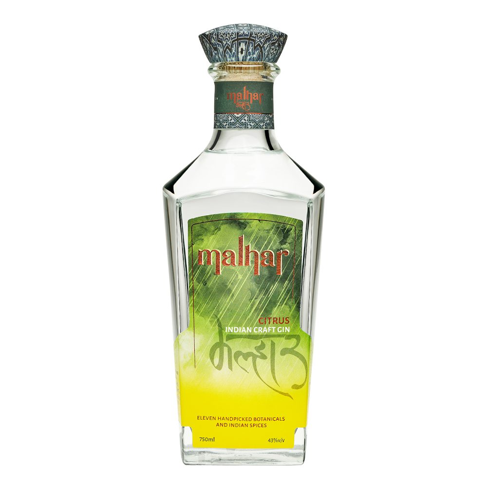 Gin Malhar Citrus Indian 42% 700 ml