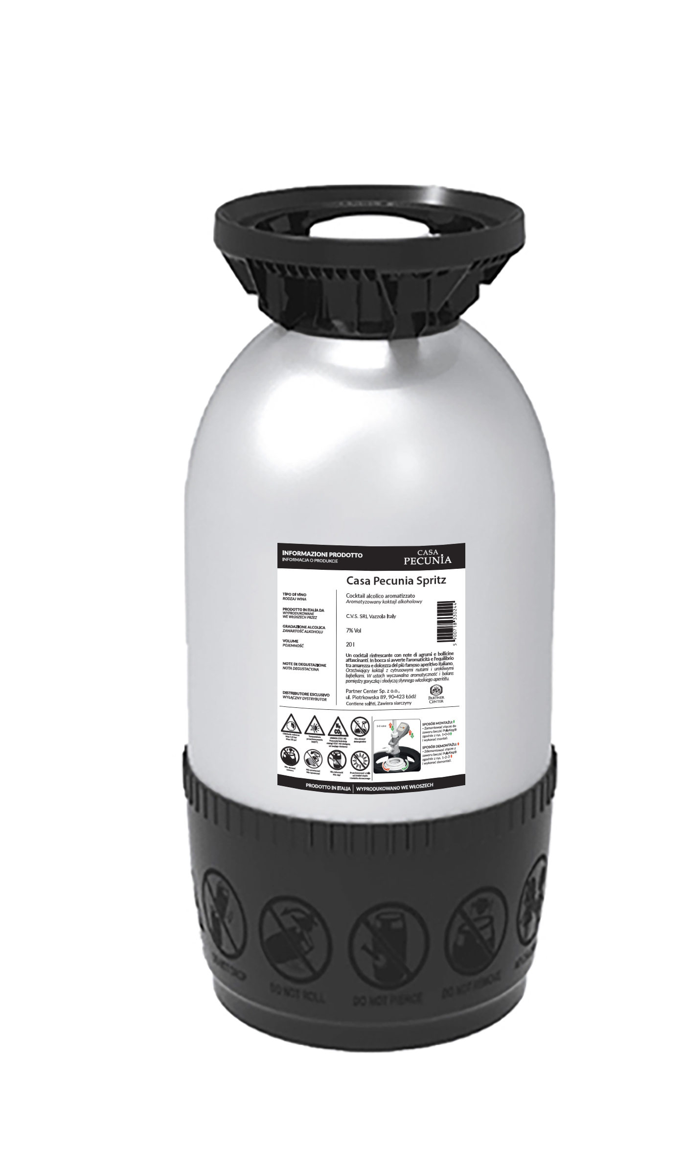 Drink Casa Pecunia Spritz 7% 20 L Polykeg