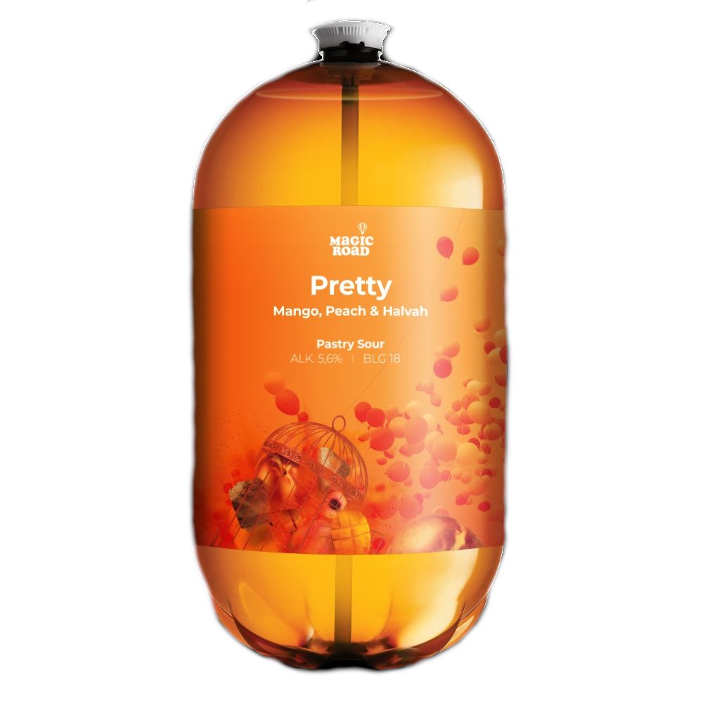Piwo Pretty - Pastry Sour with Mango, Peach & Halvah  5,6% 30 L keg
