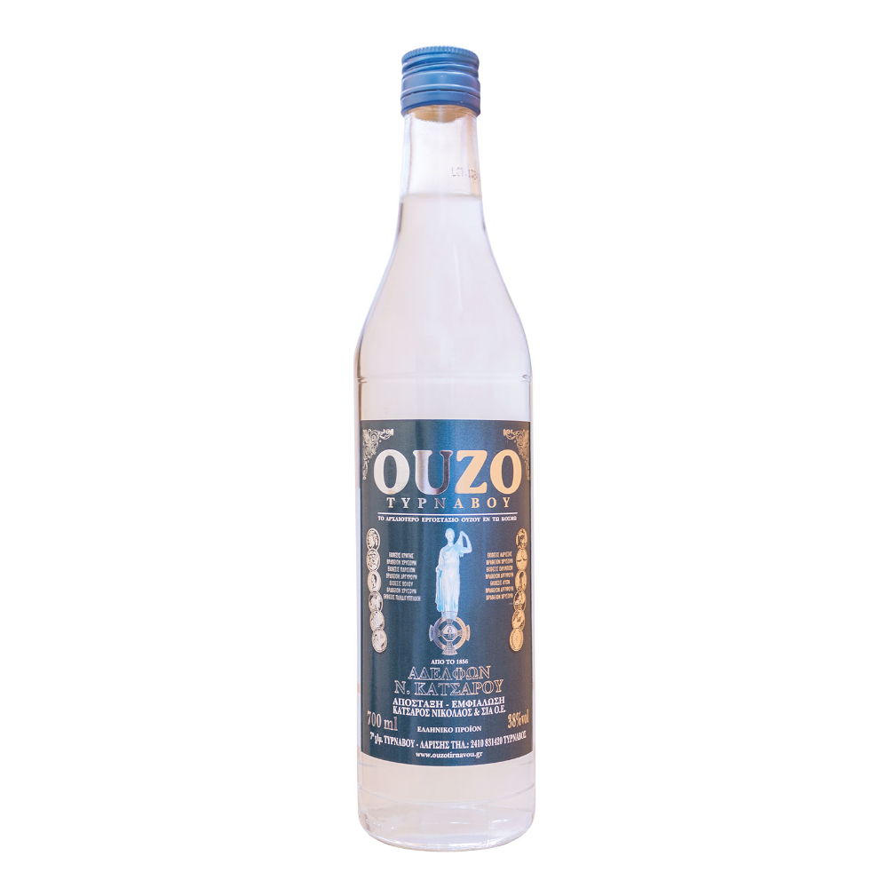 Ouzo Tirnavou Classic Bottle 38% 700 ml