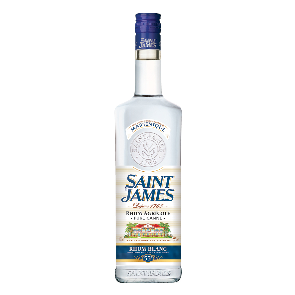 Rum St. James White 55% 1000 ml