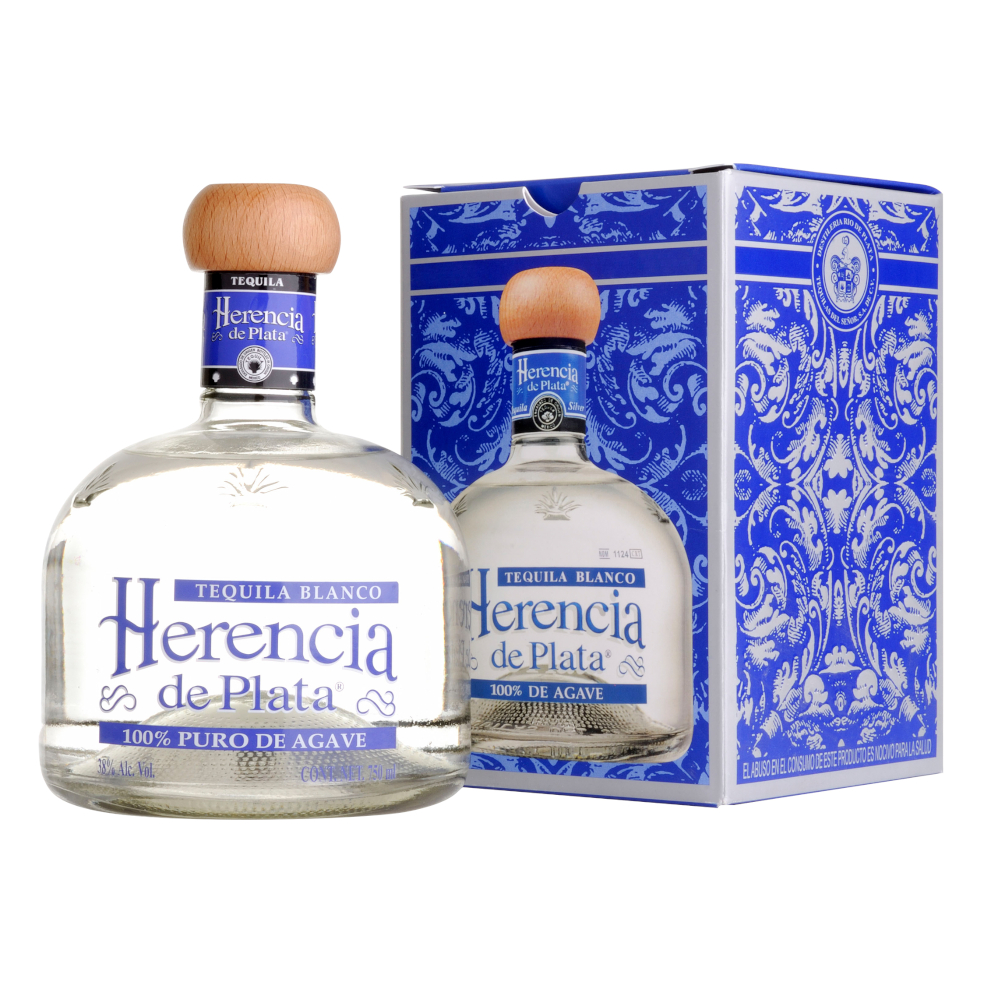 Tequila Herencia de Plata Silver 38% 700 ml kartonik
