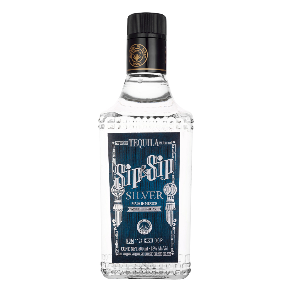 Tequila Sip&Sip Silver 38% 1000 ml