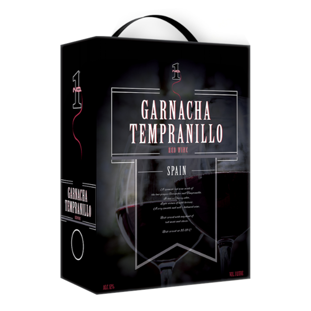 Wino No.1 Red Wine 12% czerwone wytrawne 3000 ml BIB