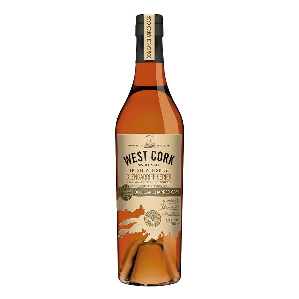 Whisky West Cork Glengarriff Bog Oak Charred Cask 43% 700 ml