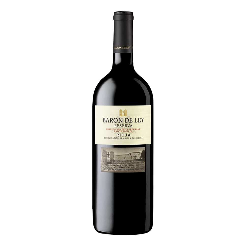 Wino Baron de Ley Reserva Magnum - Wooden Box 13,5% czerwone wytrawne 750 ml