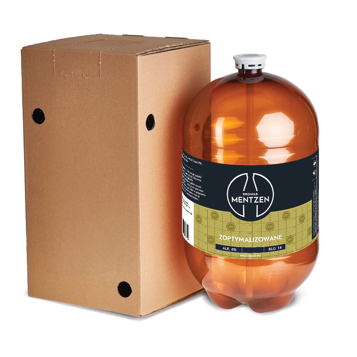 Piwo Browar Mentzen Zoptymalizowane 6% 30 L Keg Pet