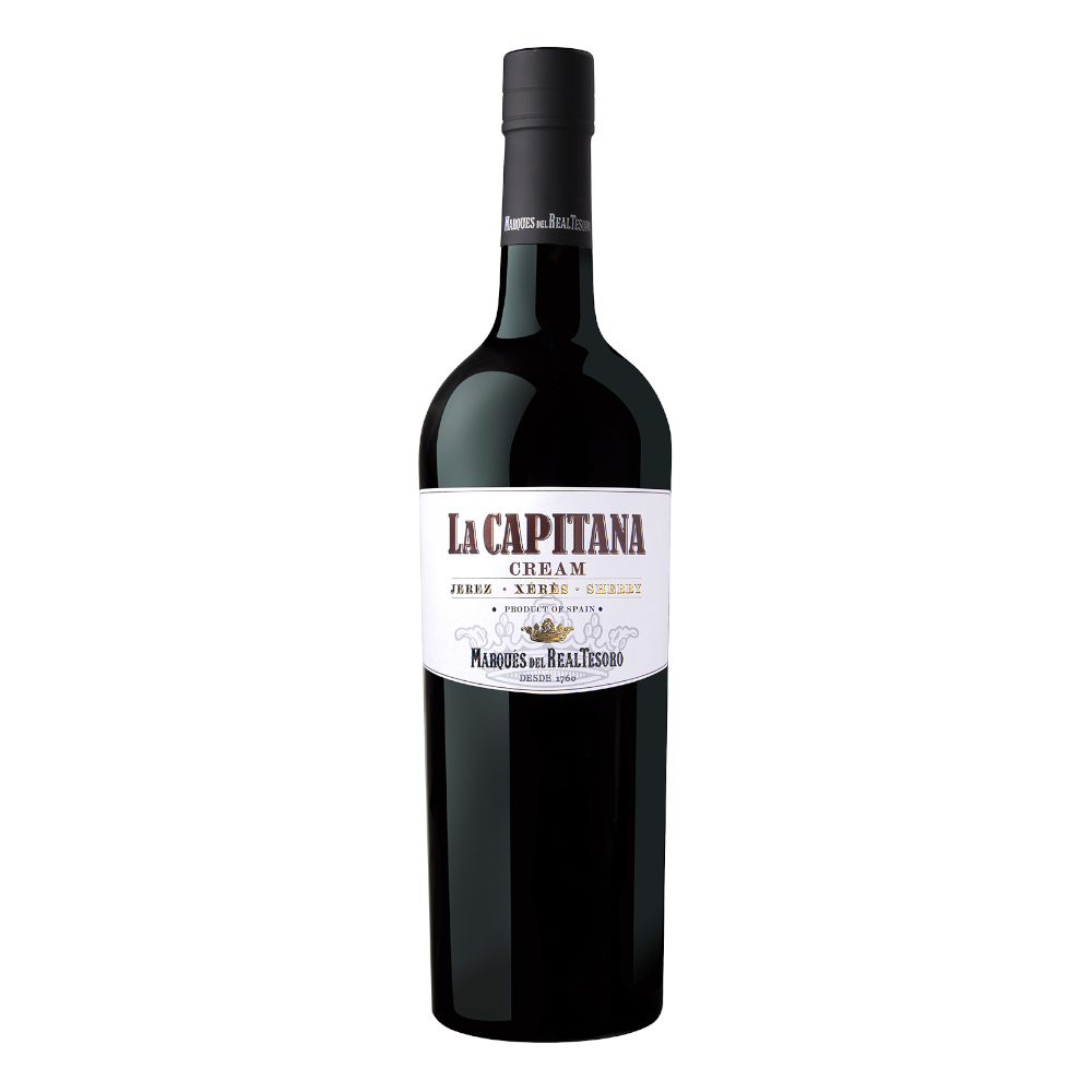Wino Wzmacniane Marques del Real Tesoro La Capitana Cream 17,5% 750 ml